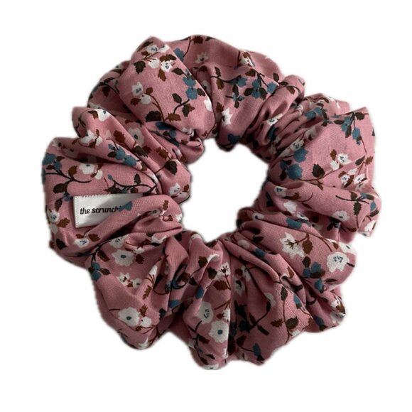Regular Scrunchie- Pink Floral - Picture 1 of 1